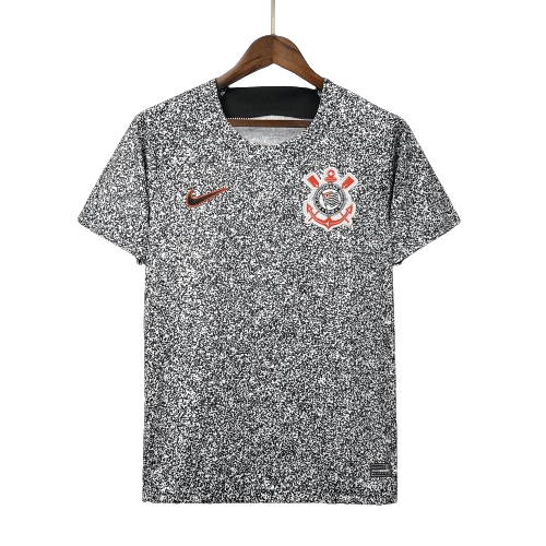 Camisa Corinthians Pré-Treino Chuviscado - 23/24 - Manto Mágico