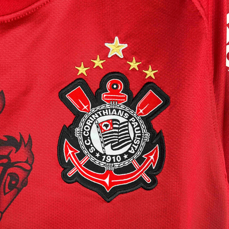 Camisa Corinthians Retrô Vermelha - 11/12