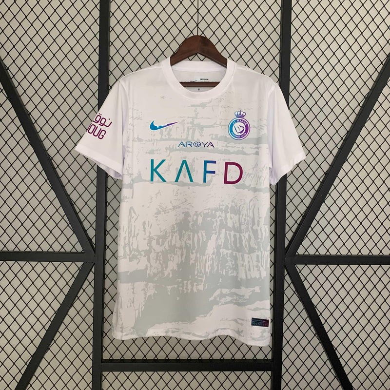 Camisa Al Nassr KAFD Branca Away 23/24 - Manto Mágico