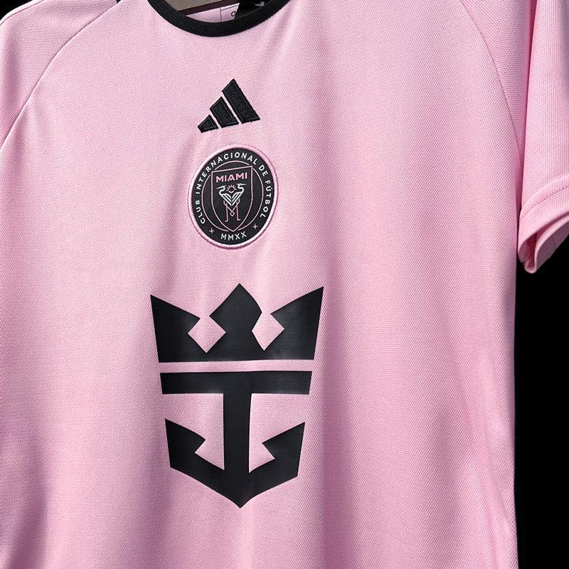 Camisa Inter Miami Rosa Home Masculina - 23/24 - Manto Mágico