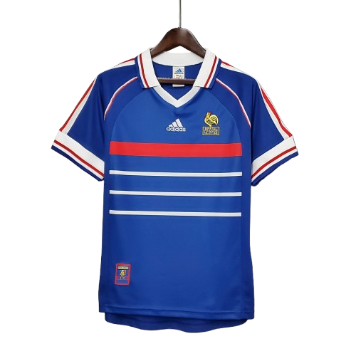 Camisa França Retrô (Zidane) - 1998