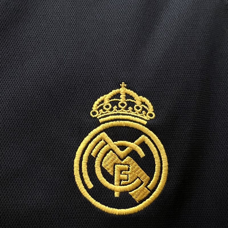 Camisa Real Madrid Preta e Dourada - 23/24