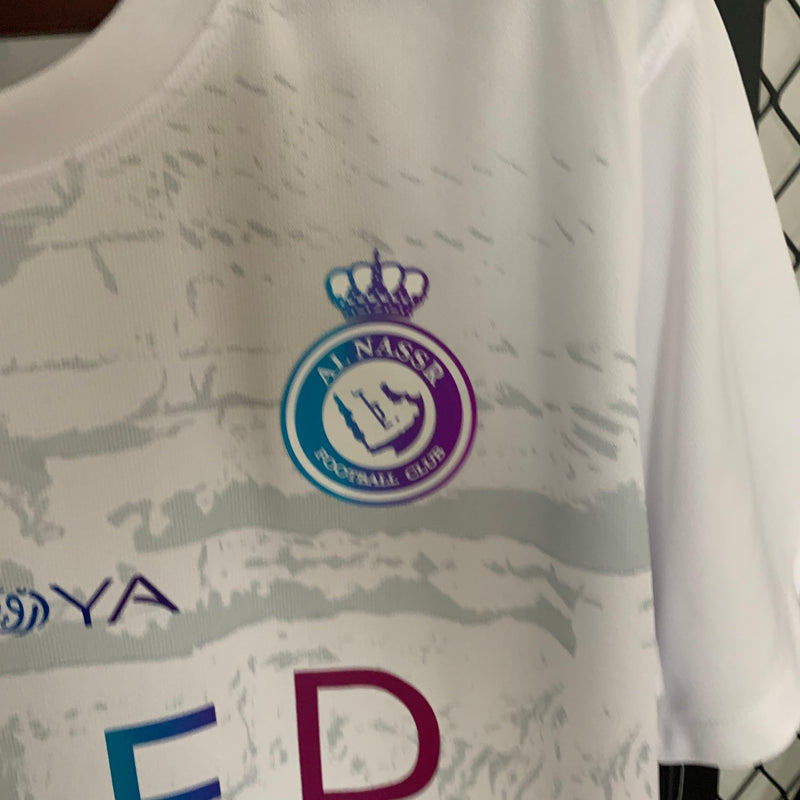 Camisa Al Nassr KAFD Branca Away 23/24 - Manto Mágico