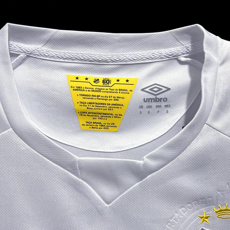 Camisa Santos Branca Umbro Home - 23/24 - Manto Mágico