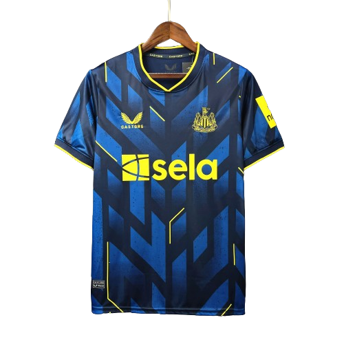 Camisa Newcastle Azul Sela Away - 23/24