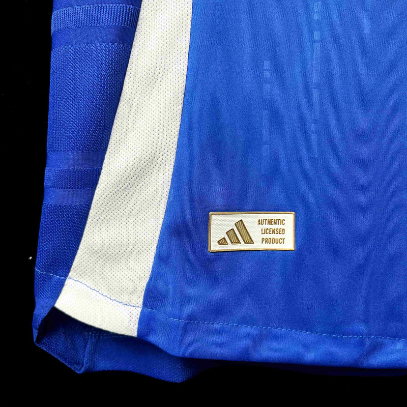 Camisa Itália Azul Home (Versão Jogador) - 24/25 - Manto Mágico