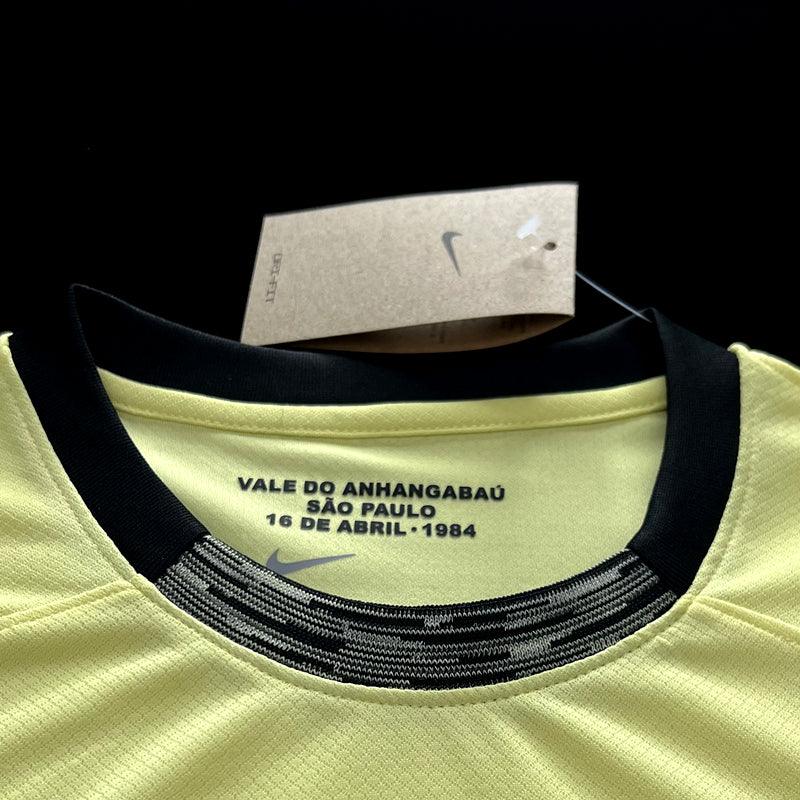 Camisa Corinthians Amarelo Claro Away - 23/24 - Manto Mágico