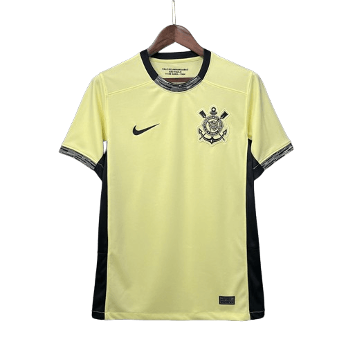 Camisa Corinthians Amarelo Claro Away - 23/24 - Manto Mágico