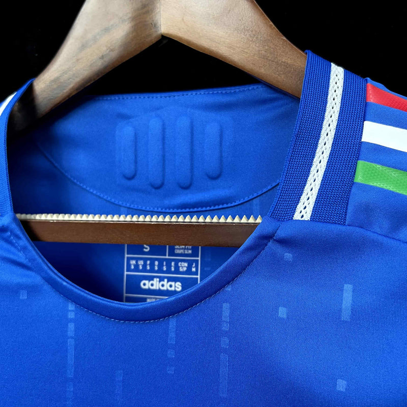 Camisa Itália Azul Home (Versão Jogador) - 24/25 - Manto Mágico