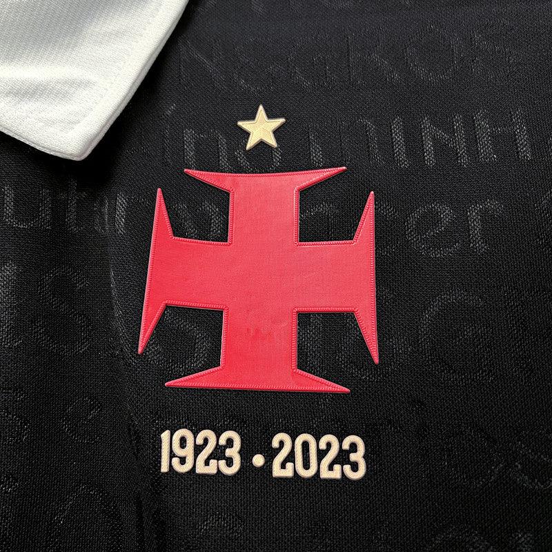 Camisa Vasco Preta Feminina Away - 23/24 - Manto Mágico