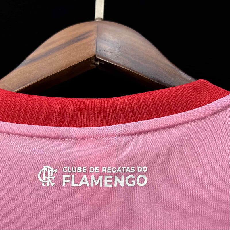 Camisa Flamengo Rosa (Futebol Feminino) - 23/24 - Manto Mágico