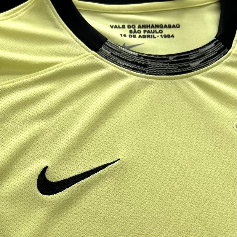 Camisa Corinthians Amarelo Claro Away - 23/24 - Manto Mágico