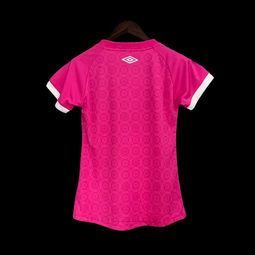 Camisa Santos Rosa Feminino - 23/24