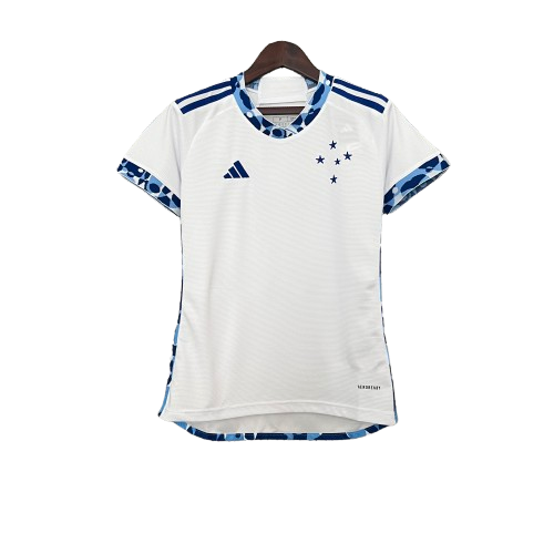 Camisa Cruzeiro Away Branca Feminino - 24/25