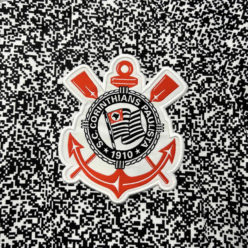 Camisa Corinthians Pré-Treino Chuviscado - 23/24 - Manto Mágico