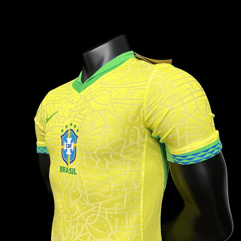 Camisa Brasil Nova Copa do Mundo (Versão Jogador) - 23/24