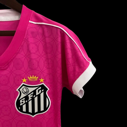 Camisa Santos Rosa Feminino - 23/24