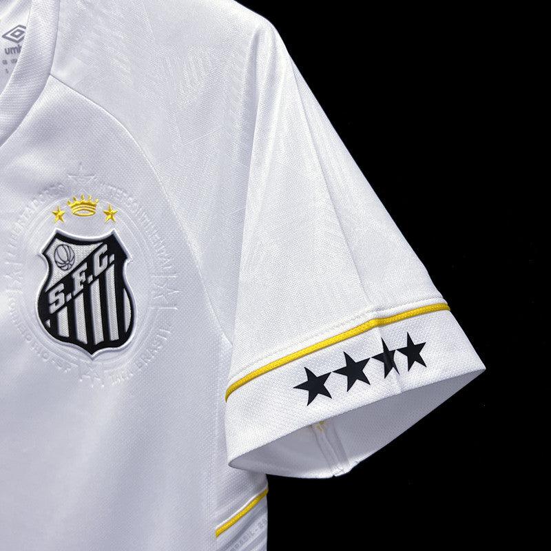 Camisa Santos Branca Umbro Home - 23/24 - Manto Mágico