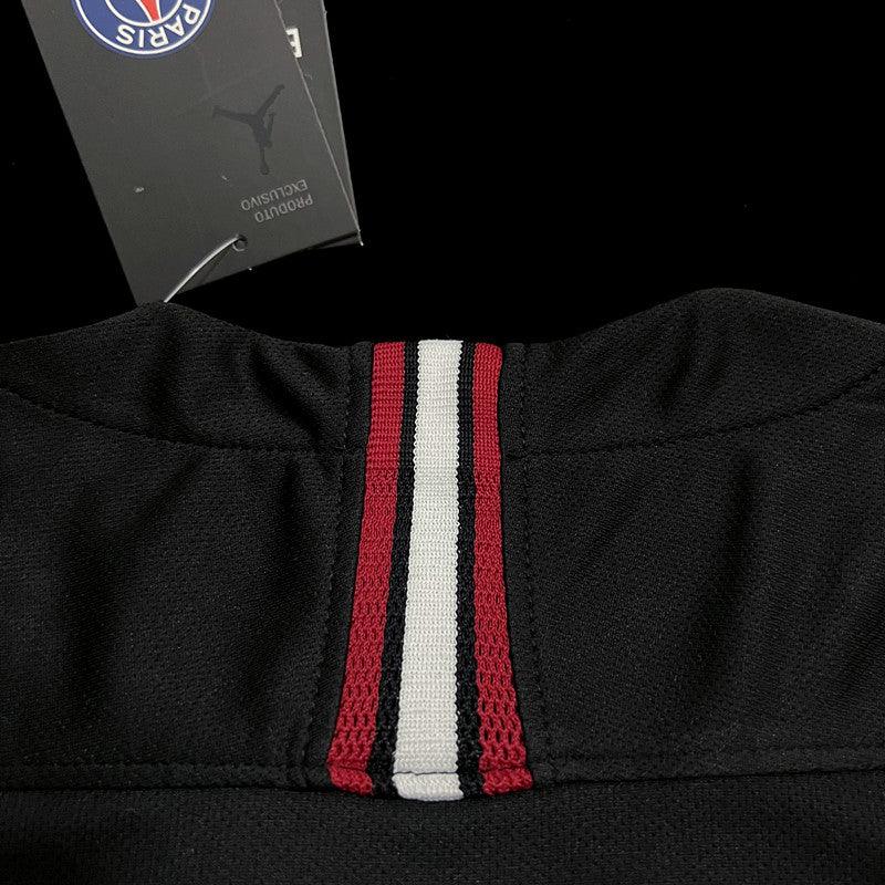 Camisa PSG Retrô Preta Fly Emirates - 18/19 - Manto Mágico