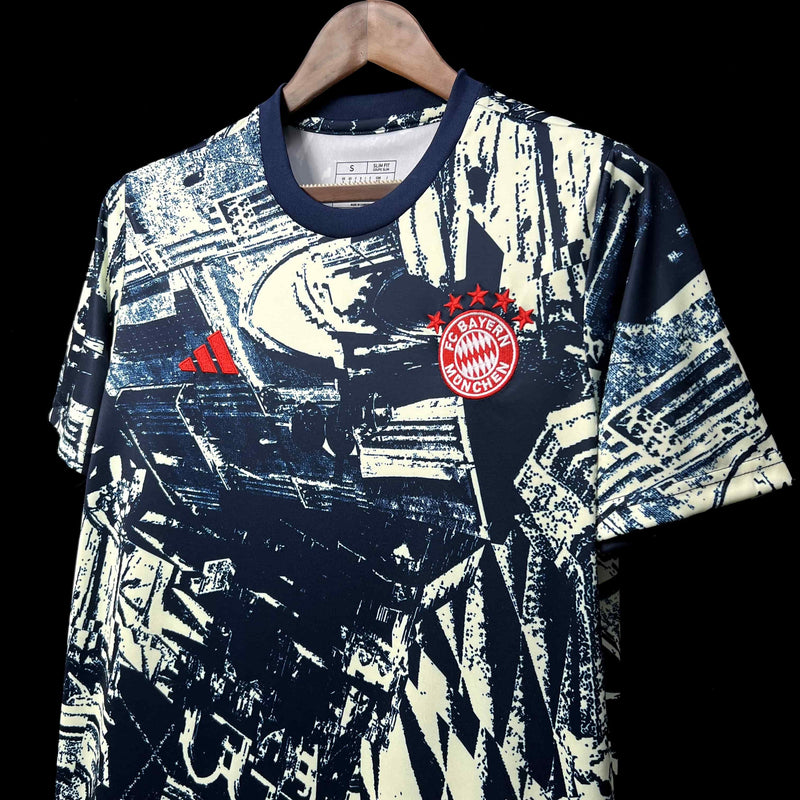 Camisa Bayern de Munique Azul e Branca Edição Especial - 23/24 - Manto Mágico