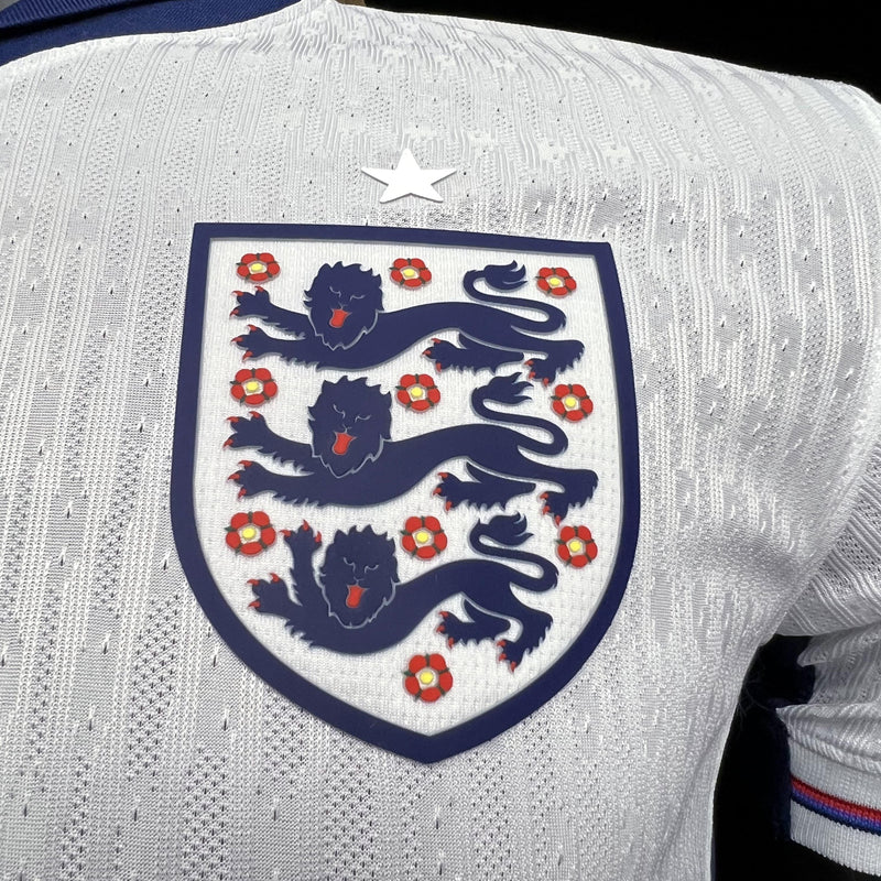 Camisa Inglaterra Branca Home - 24/25 (Versão Jogador) - Manto Mágico