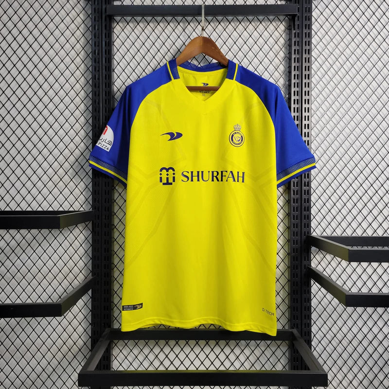 Camisa Al Nassr Amarela e Azul - 22/23