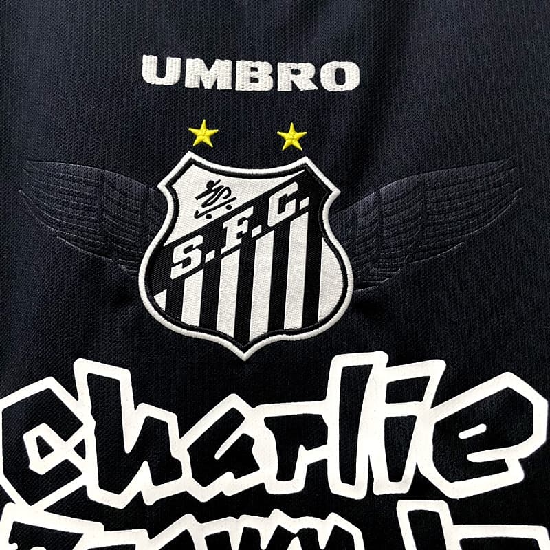 Camisa Santos Charlie Brown Jr Preta - 22/23