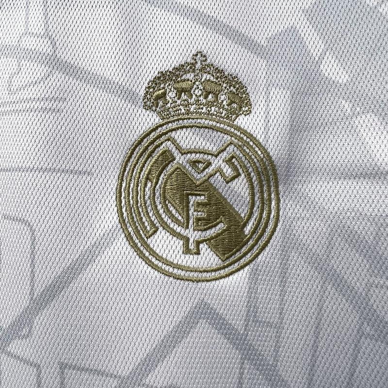 Camisa Real Madrid Dourada Edição Platina - 23/24 - Manto Mágico