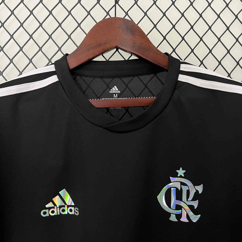 Camisa Flamengo Preta Refletiva - 24/25