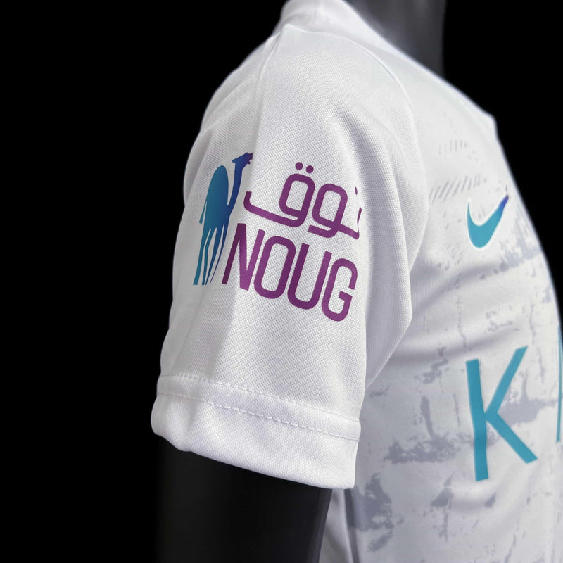 KIT Al Nassr KAFD Away (Blusa+Short) - 23/24 - Manto Mágico