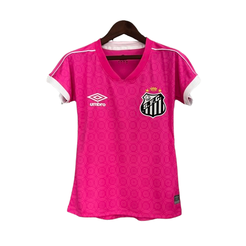 Camisa Santos Rosa Feminino - 23/24