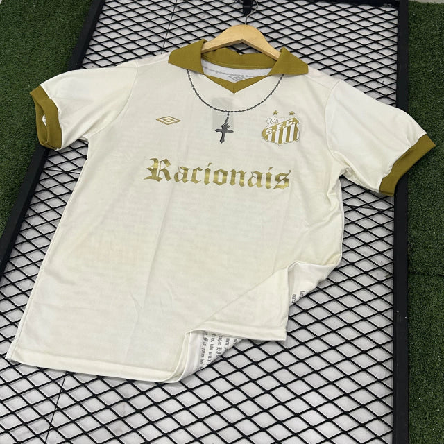 Camisa Santos Branca Racionais Edição Especial - 23/24